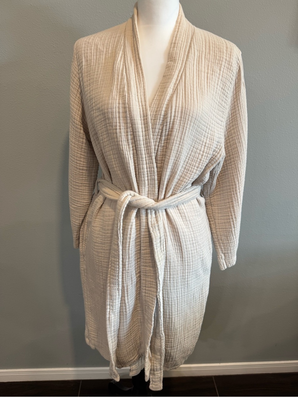 Parachute Cotton Gauze Wrap Robe small